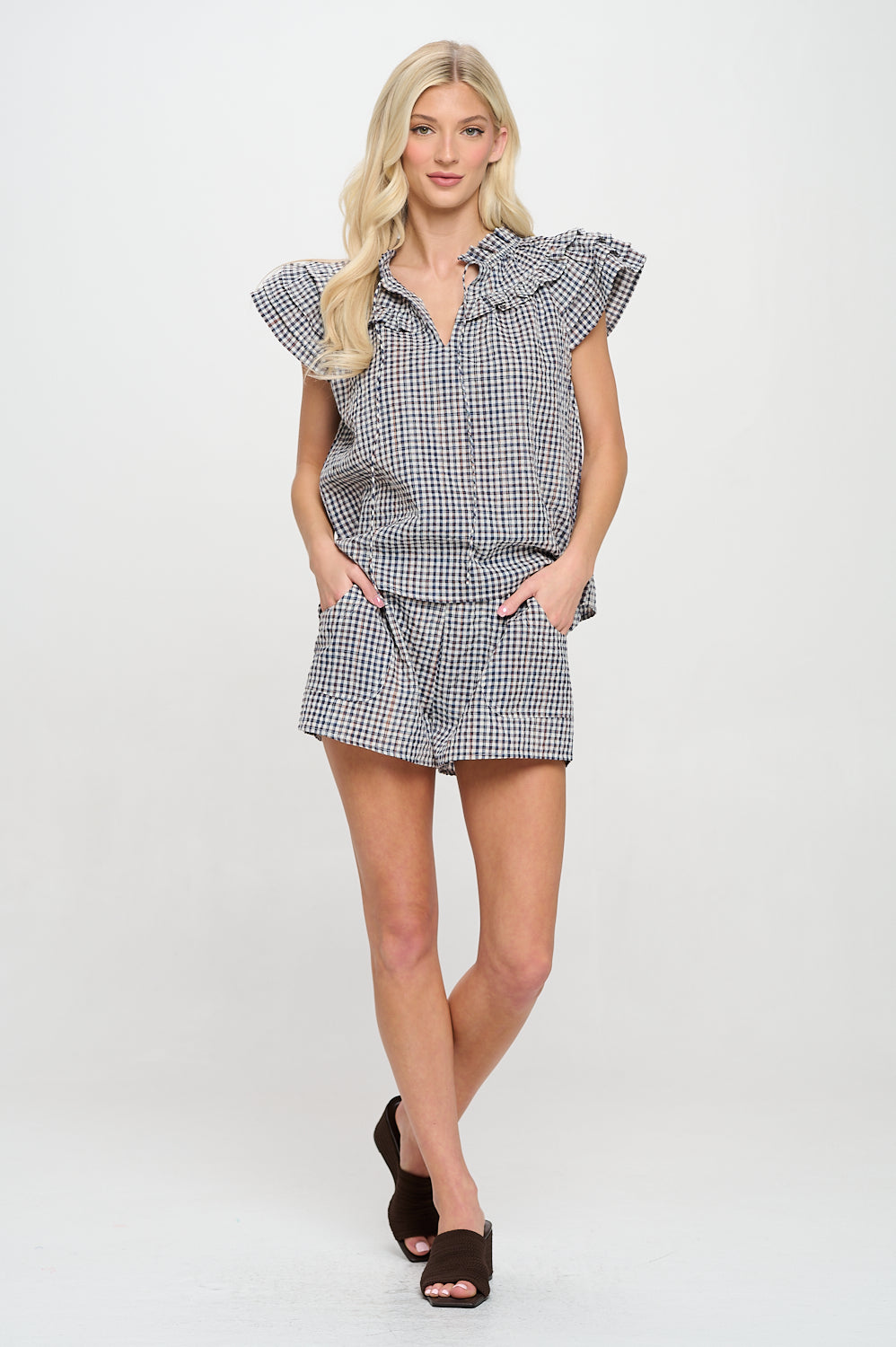 Sienna Plaid Top