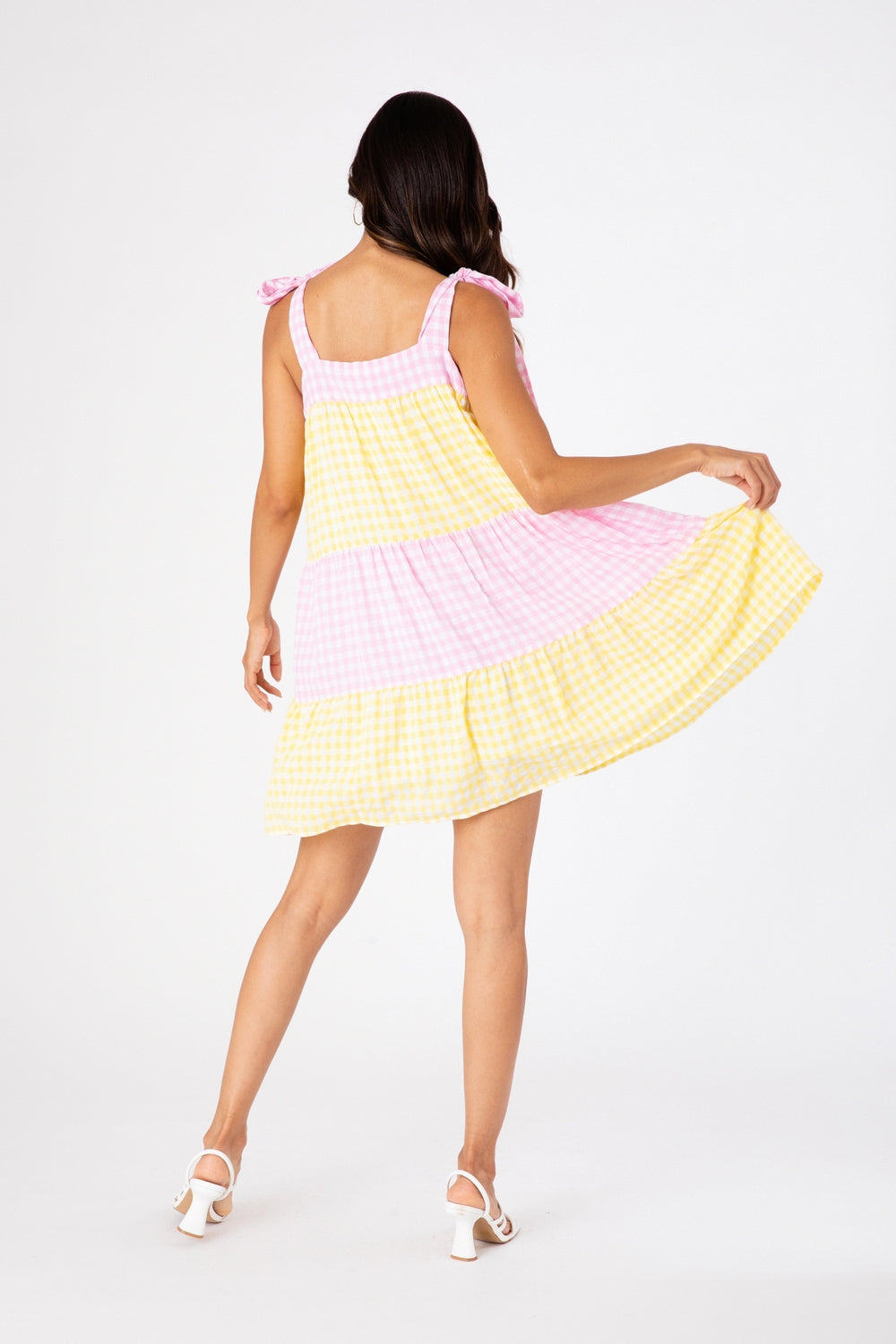 Yellow Pink Multi Bella Dress