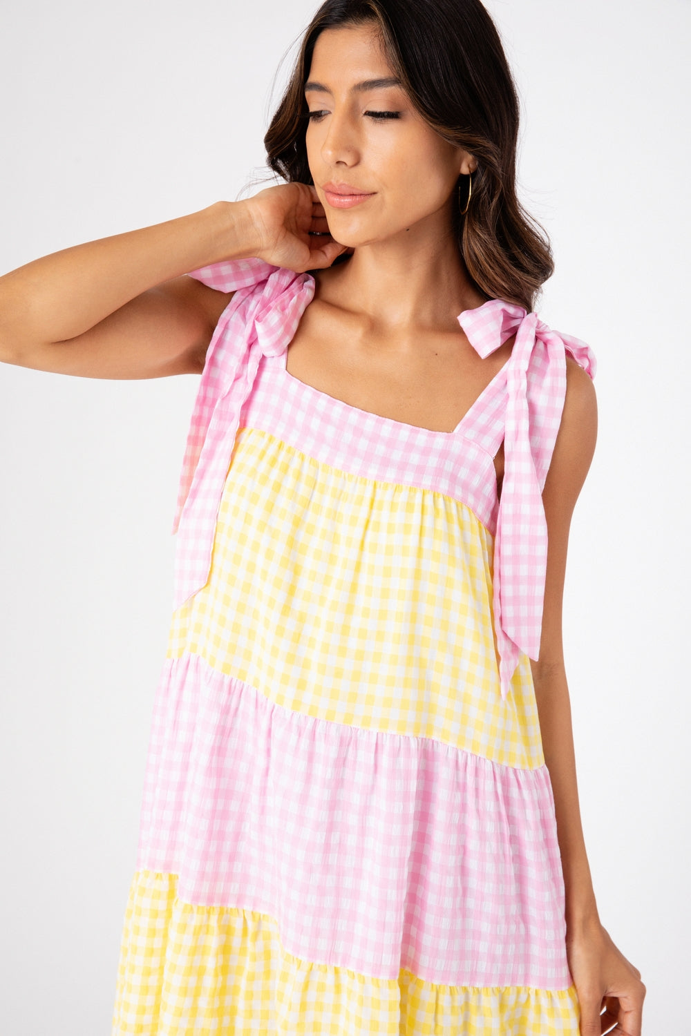 Yellow Pink Multi Bella Dress