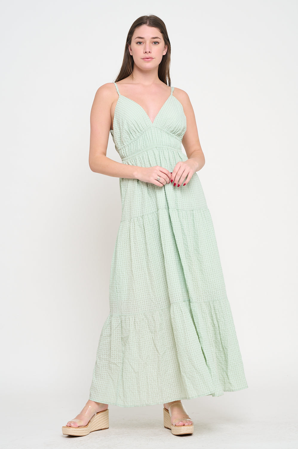 Olive Grove Serenity Maxi Dress