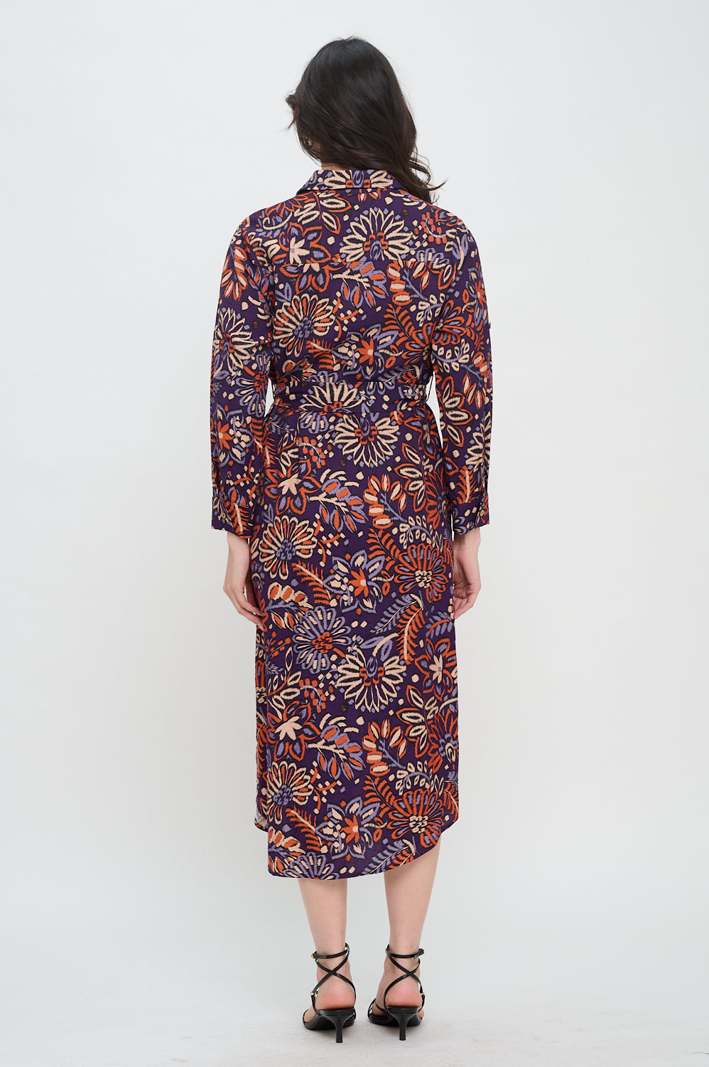 Twilight Ikat Shirt Dress