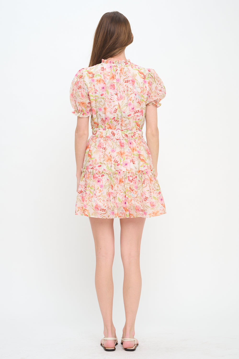 Pebble Blush Garden Short Dress