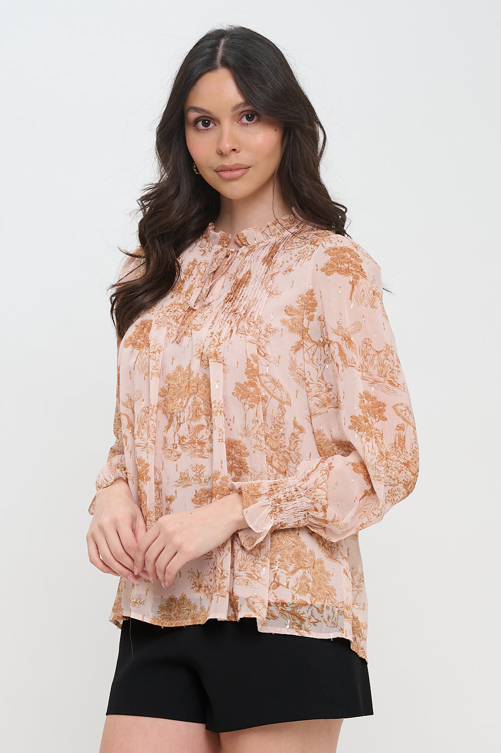 Phaedra's Garden Long Sleeve Blouse