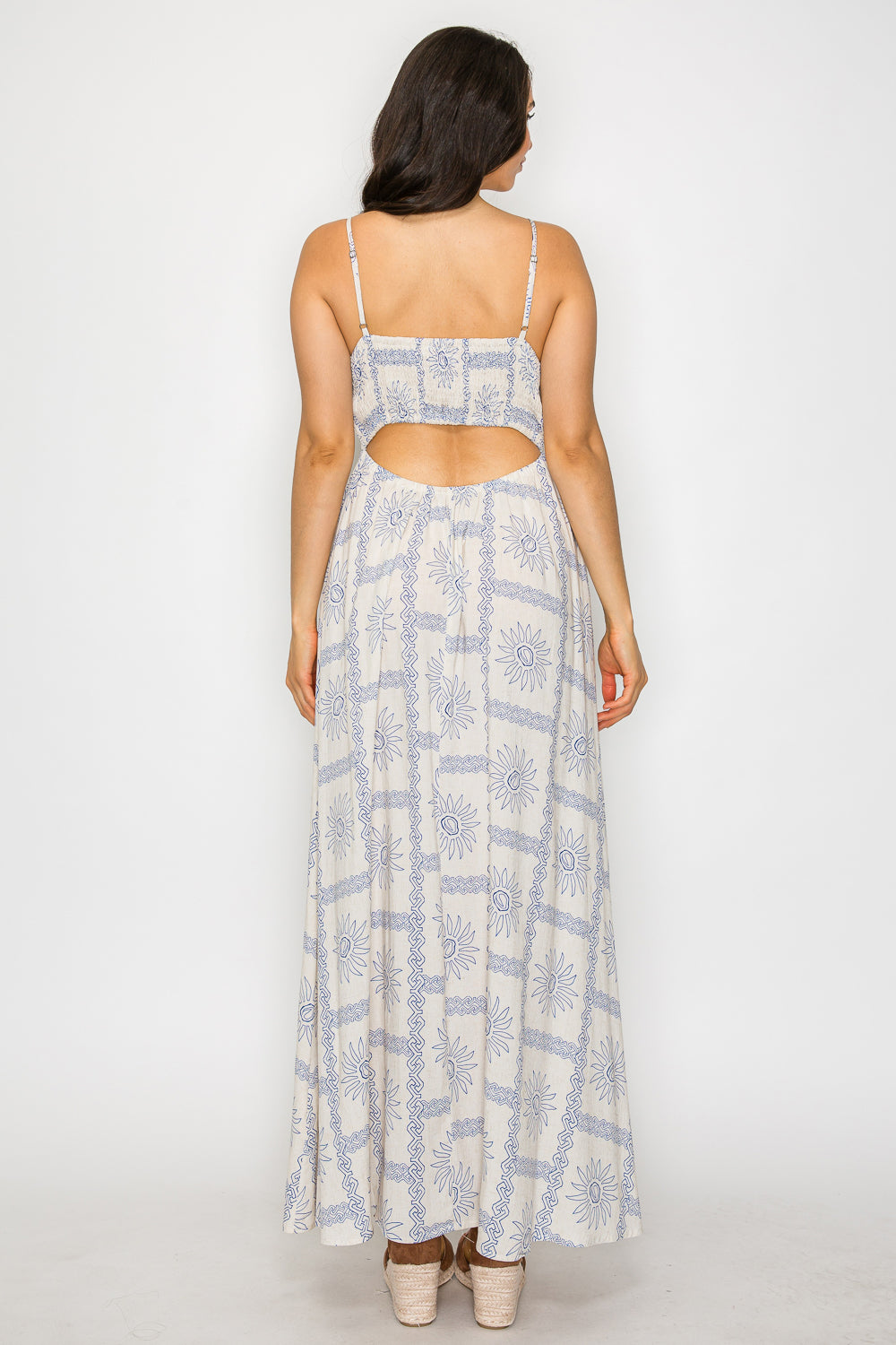 Mediterranean Glow Maxi Dress