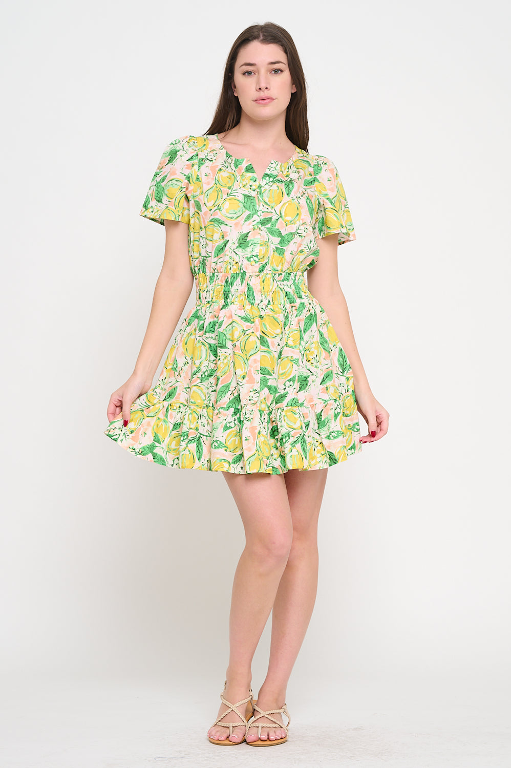 Lemon Grove Bliss Short Dress