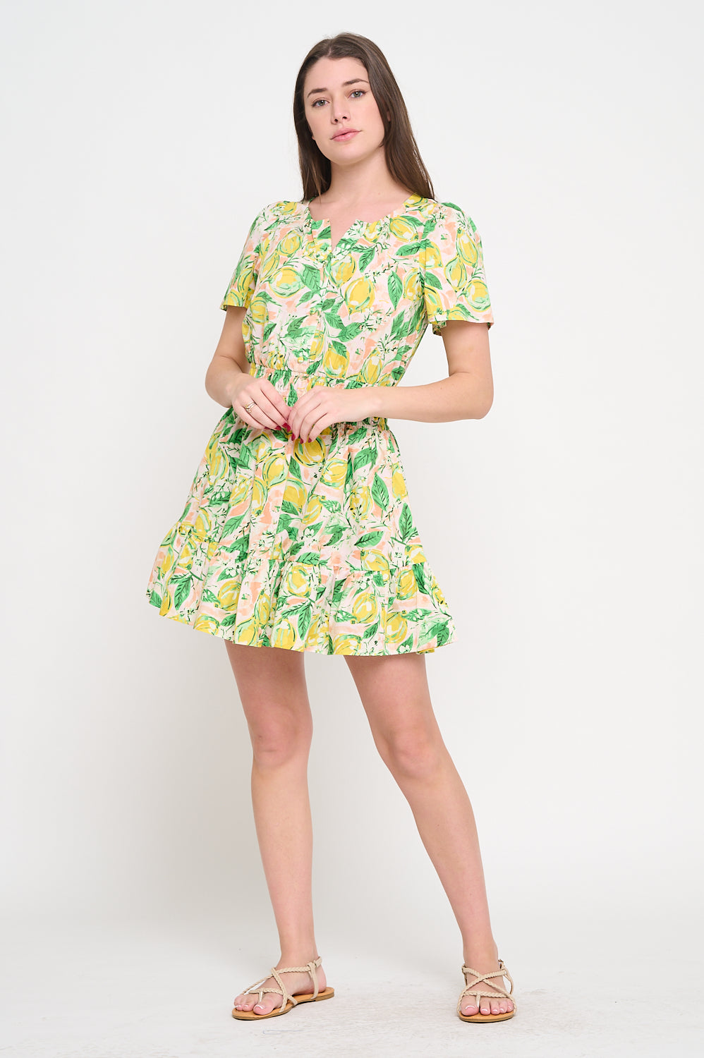 Lemon Grove Bliss Short Dress