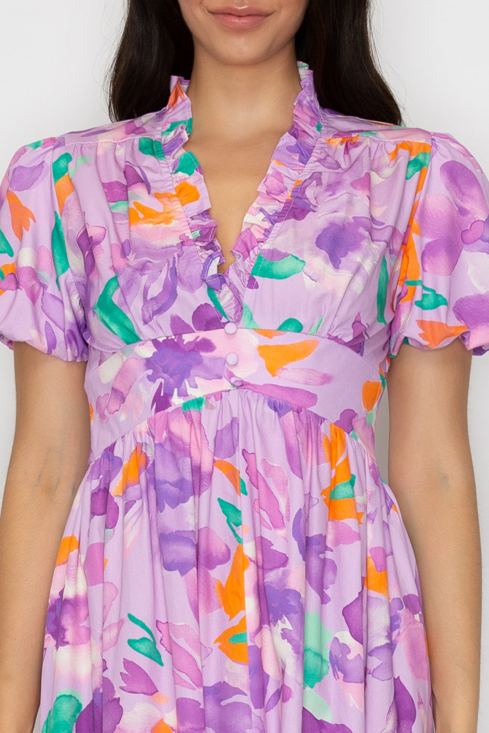 Lilac Dreamscape Maxi Dress, Lilac Dreamscape, women's matching set, resortwear style, feminine boutique style by Meet Me in Santorini