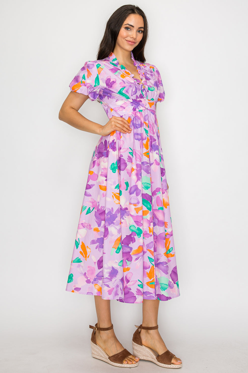 Lilac Dreamscape Maxi Dress