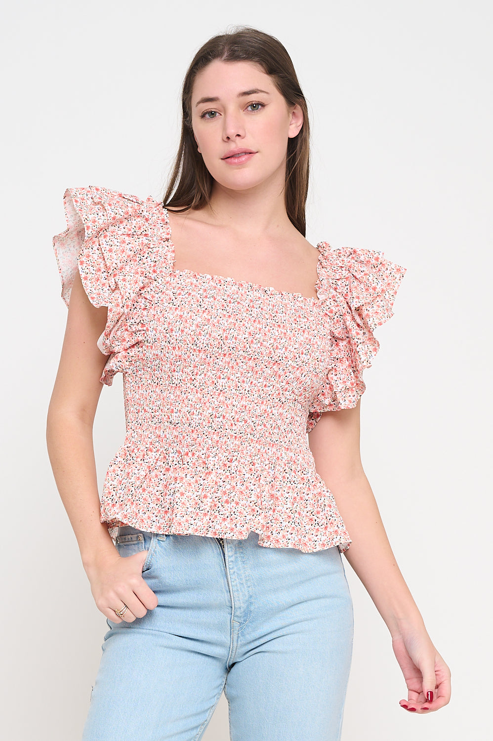 Mediterranean Bloom Top