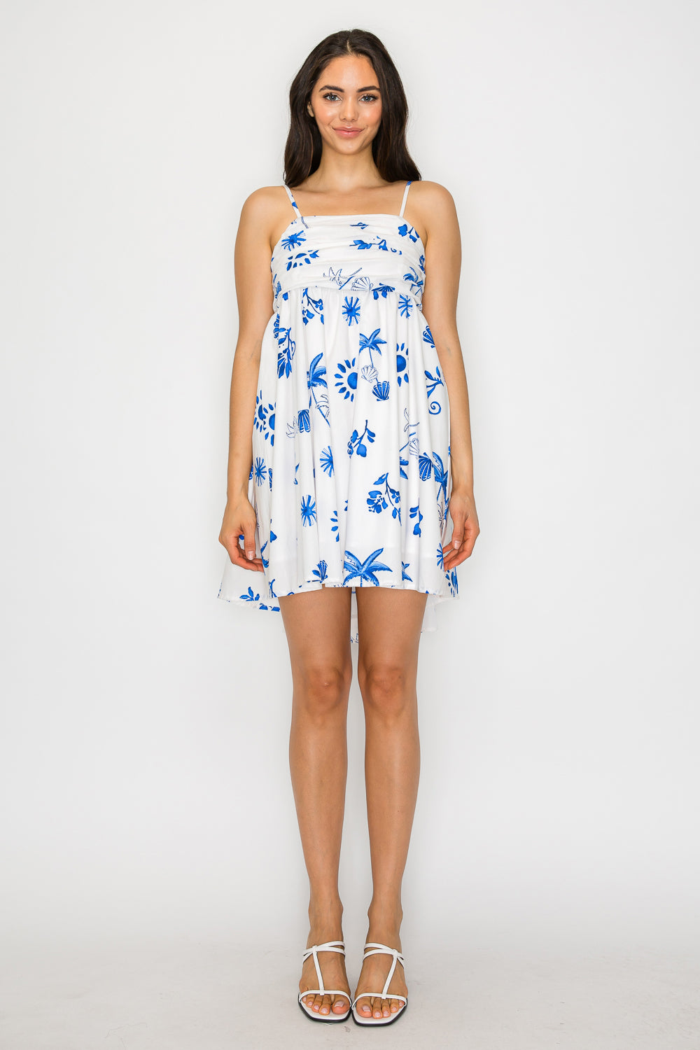 Island Azure Short Dress