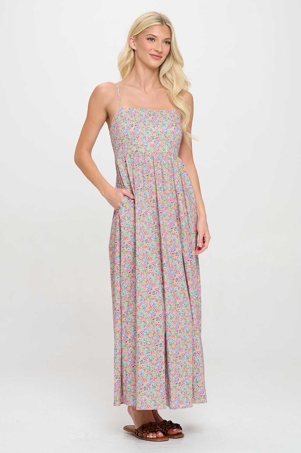 Mykonos Meadow Maxi Dress
