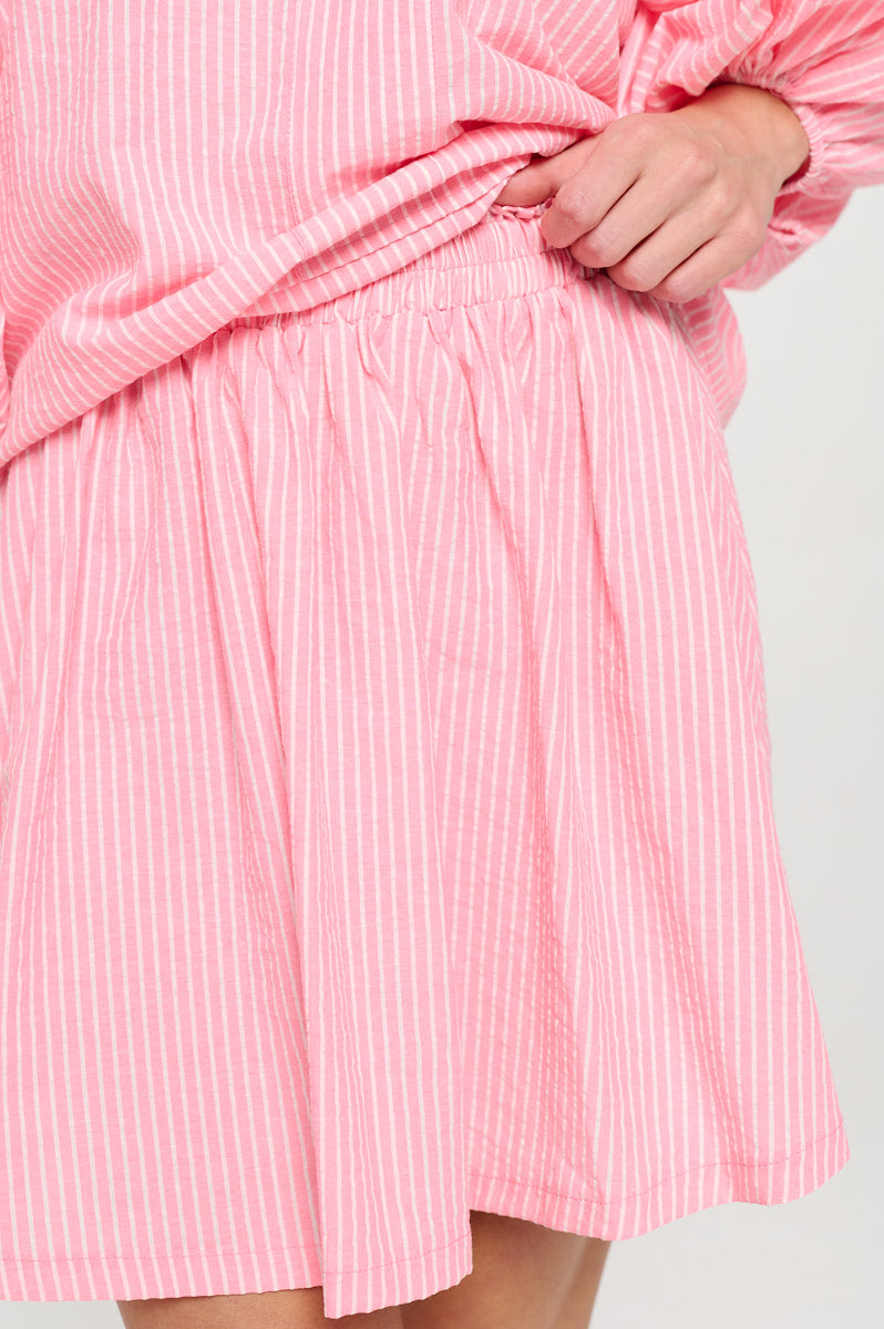 Coral Stripe Set