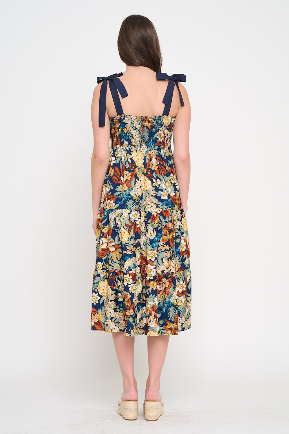 Paralia Nights Smock Midi Dress