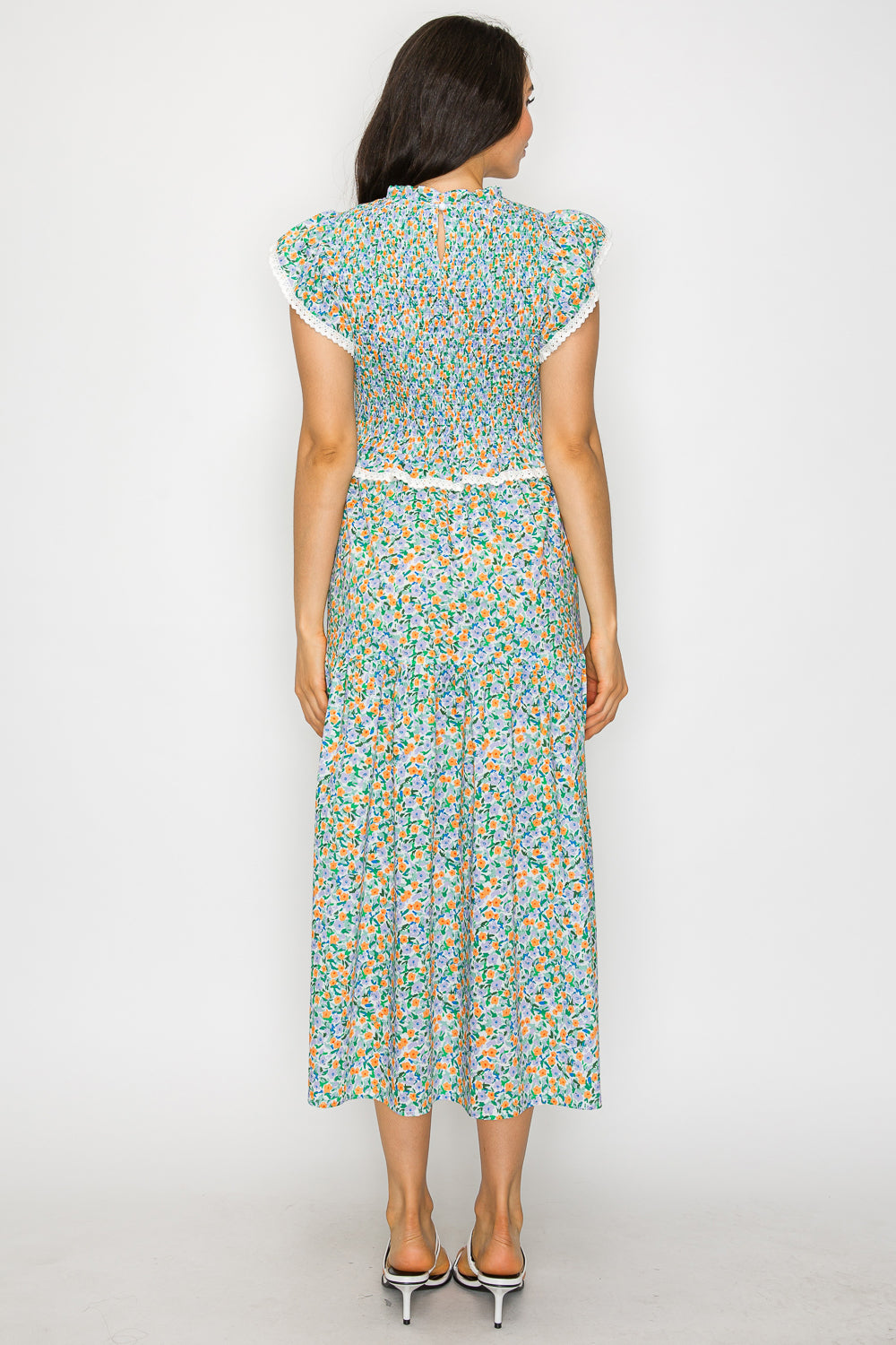 Citrus Garden Maxi Dress