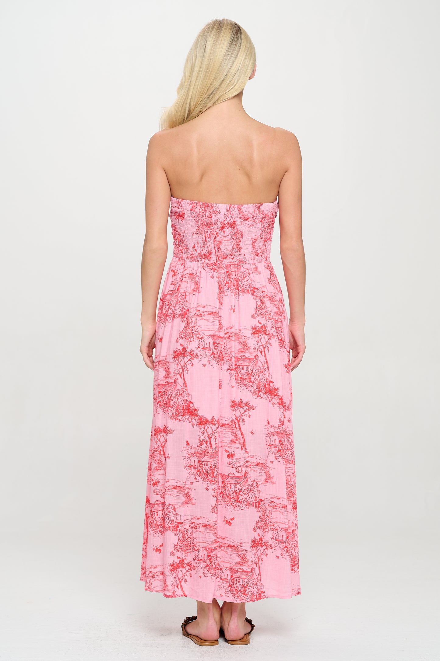 Sunset Cottage Tube Maxi Dress
