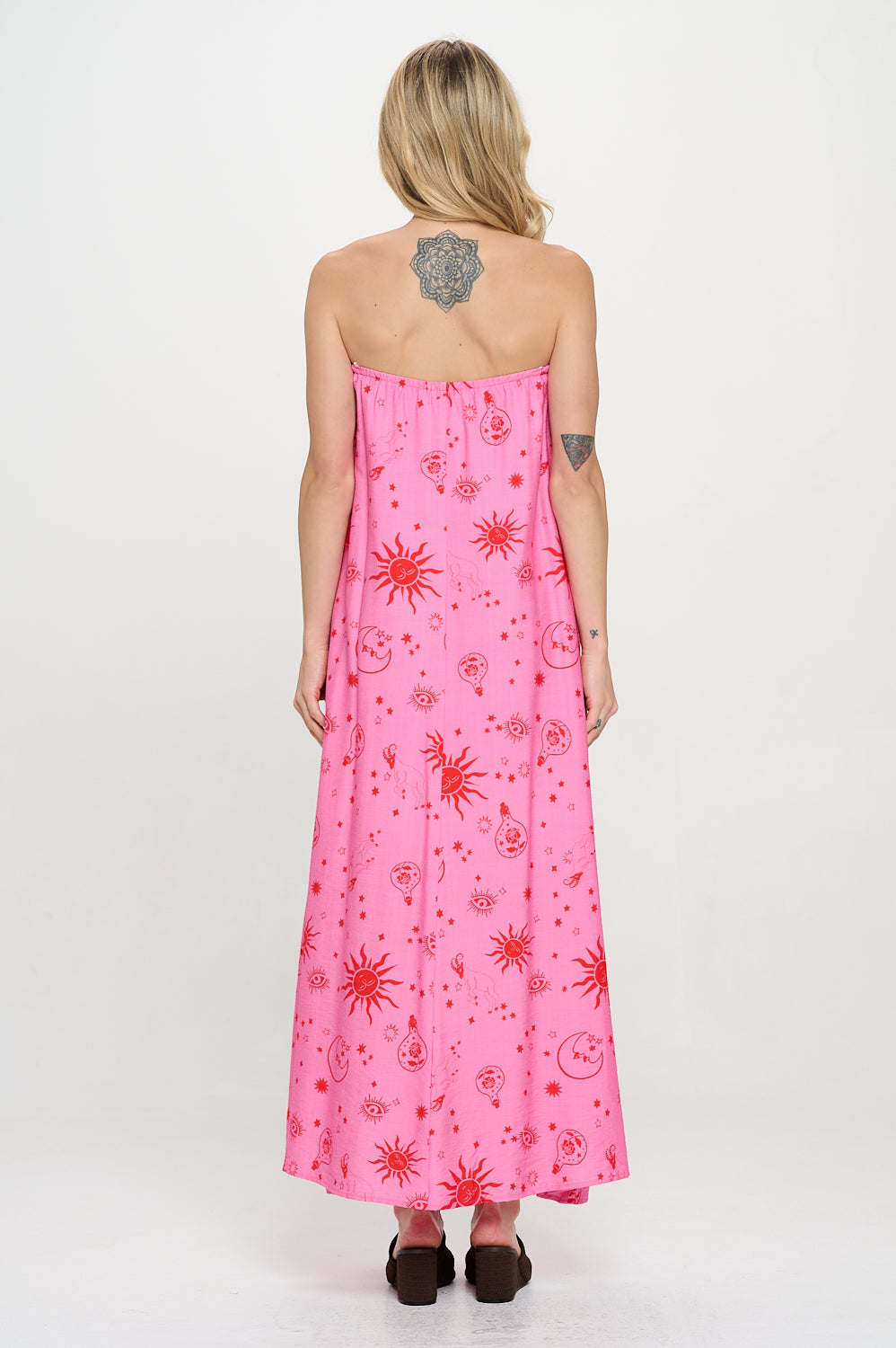 Cosmic Reverie Tube Maxi Dress