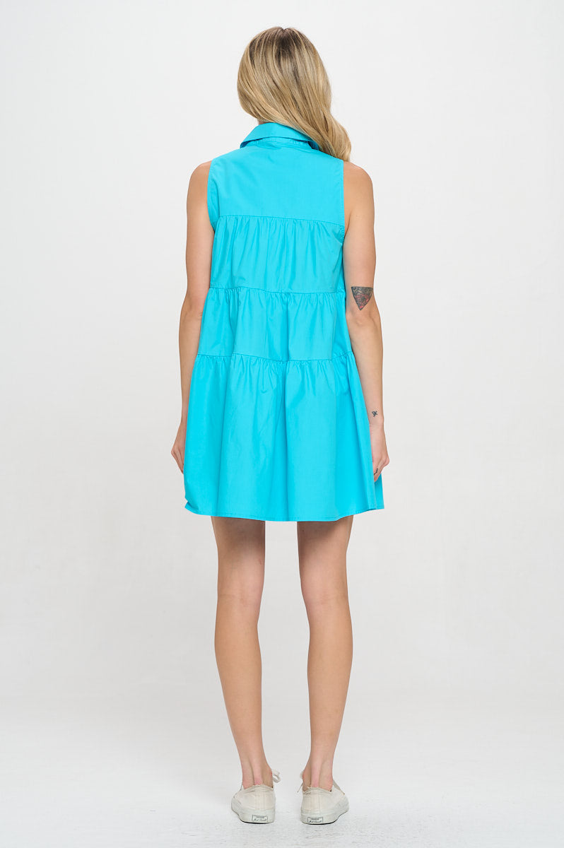 Siren Of The Seas Button Down Shirt Dress
