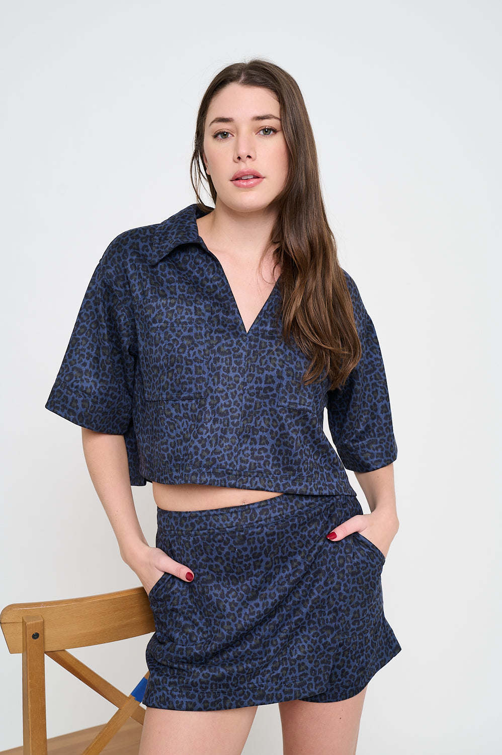 Aegean Wild Crop Shirt