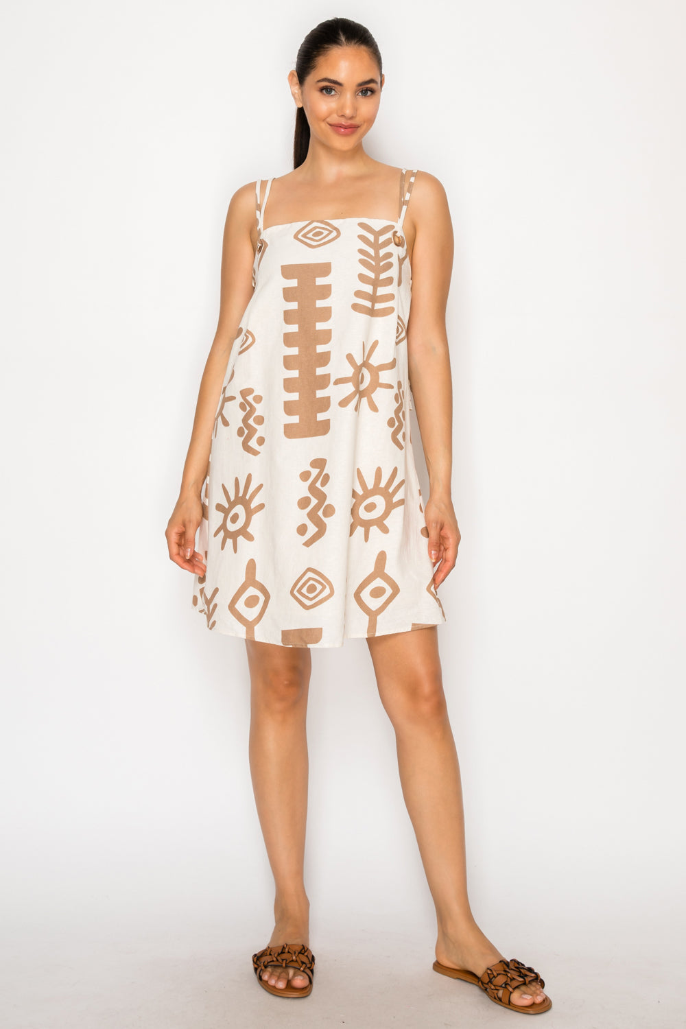 Santorini Sunplay Mini Dress