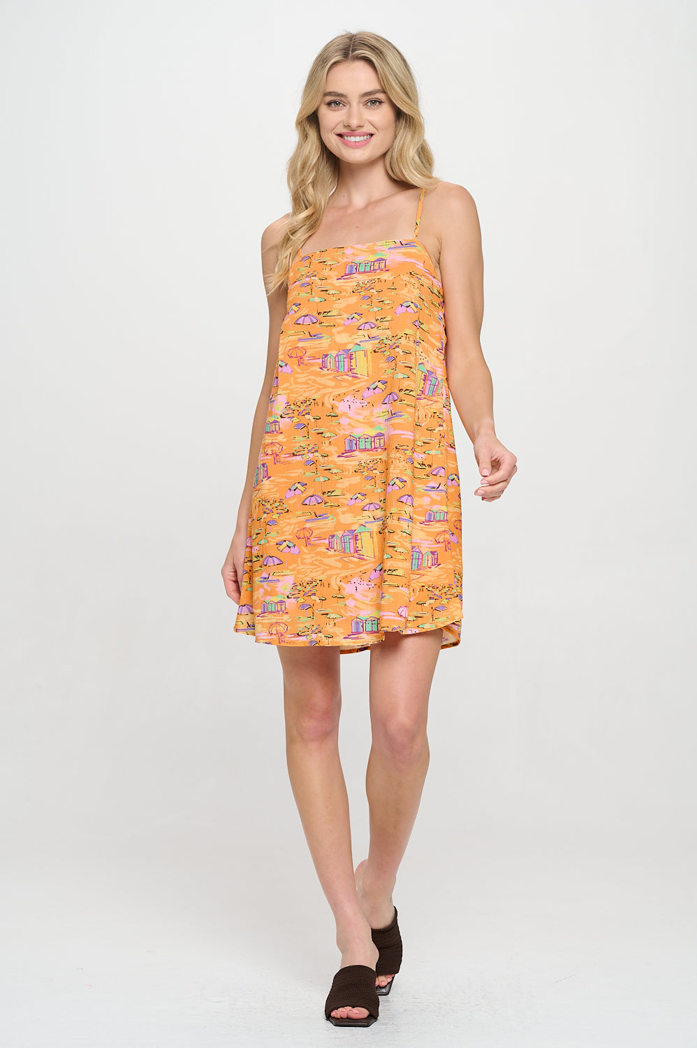 Golden Shoreline Cami Dress
