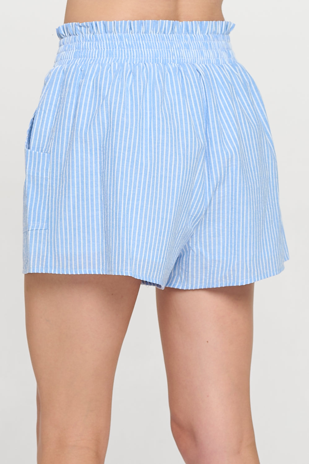 Cerulean Stripe Shorts