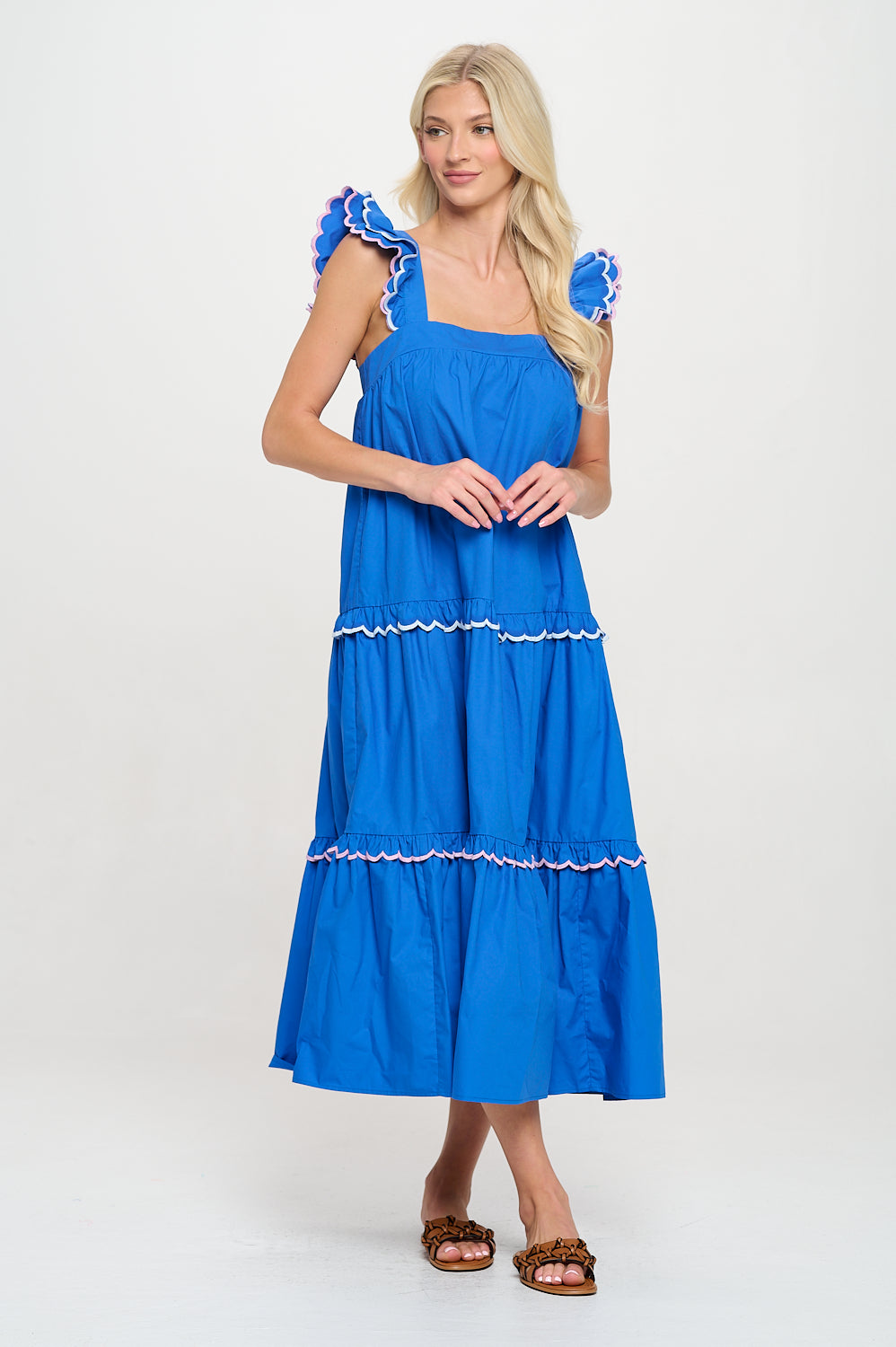 Azure Oasis Maxi Dress
