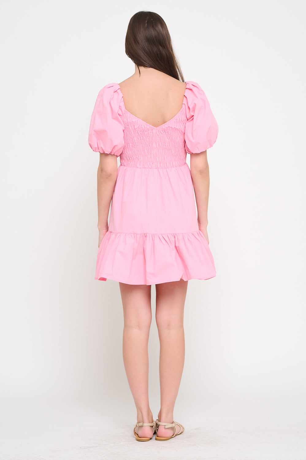 Petal Embrace Short Dress