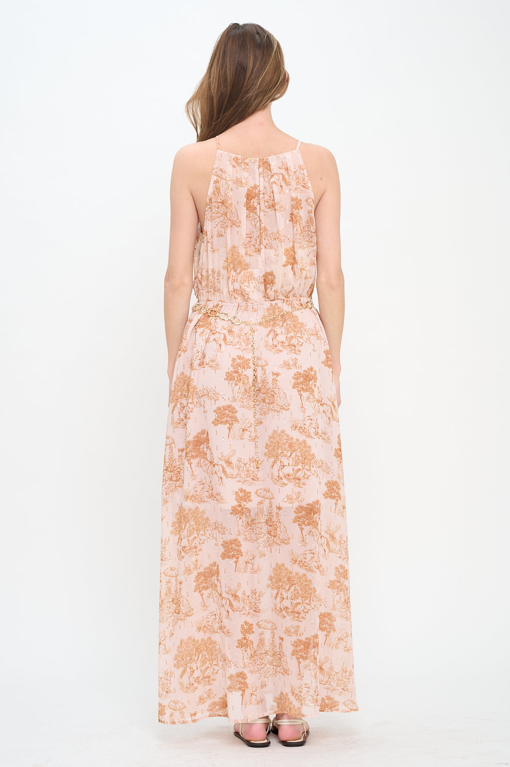 Phaedra's Garden Belted Maxi Dress