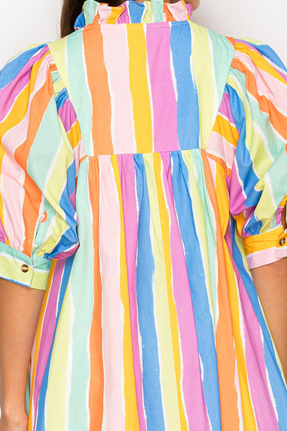 Sirena Stripe Short Dress