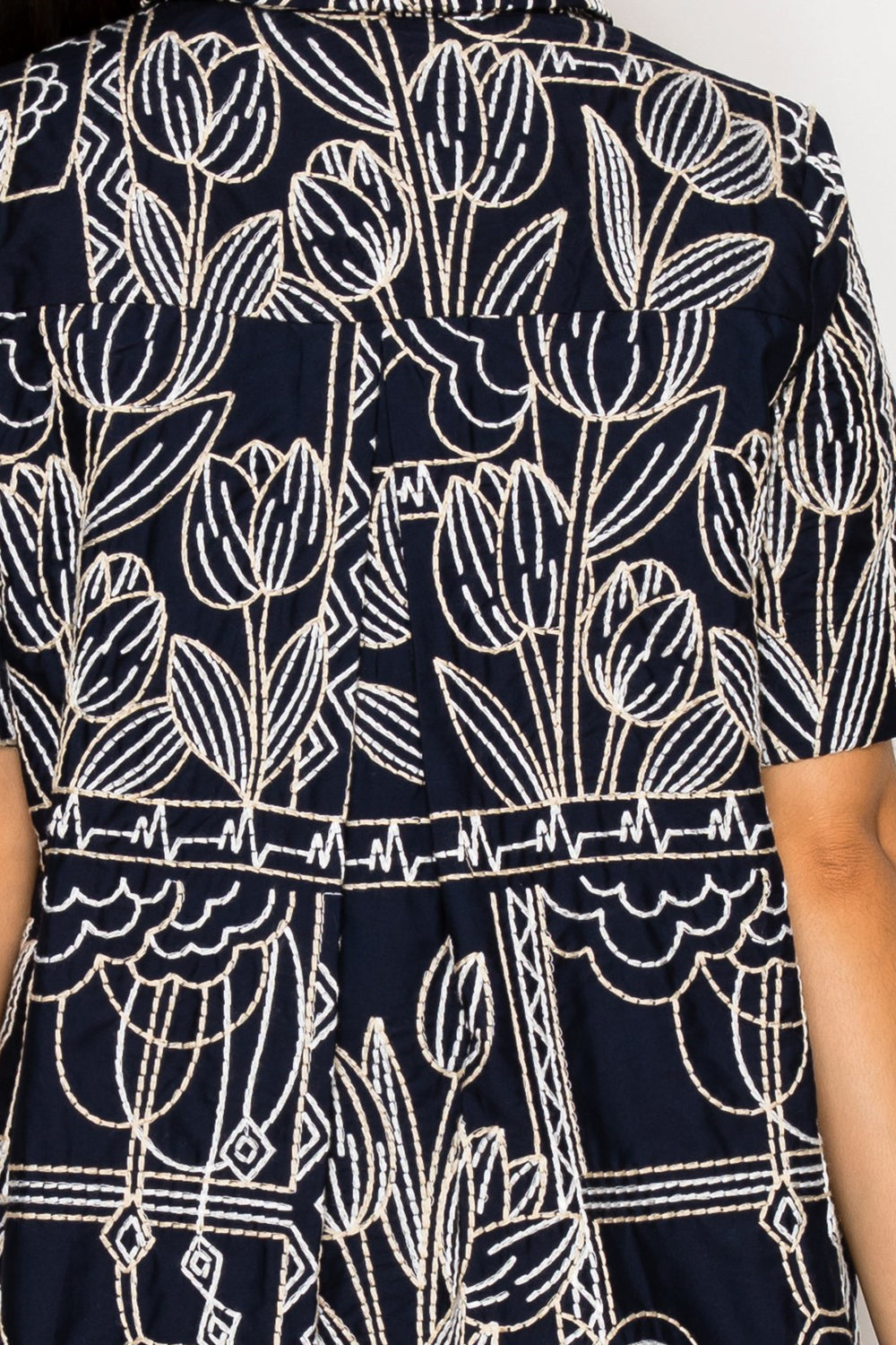 Selene's Stitch Shirt Dress