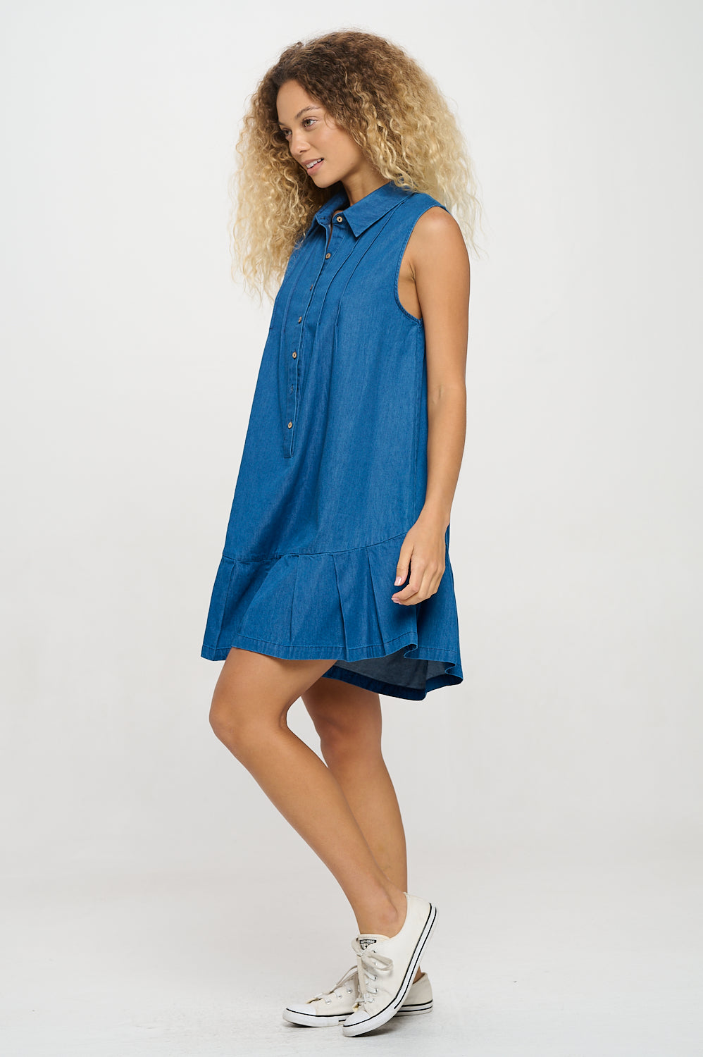 Azure Chambray Romper