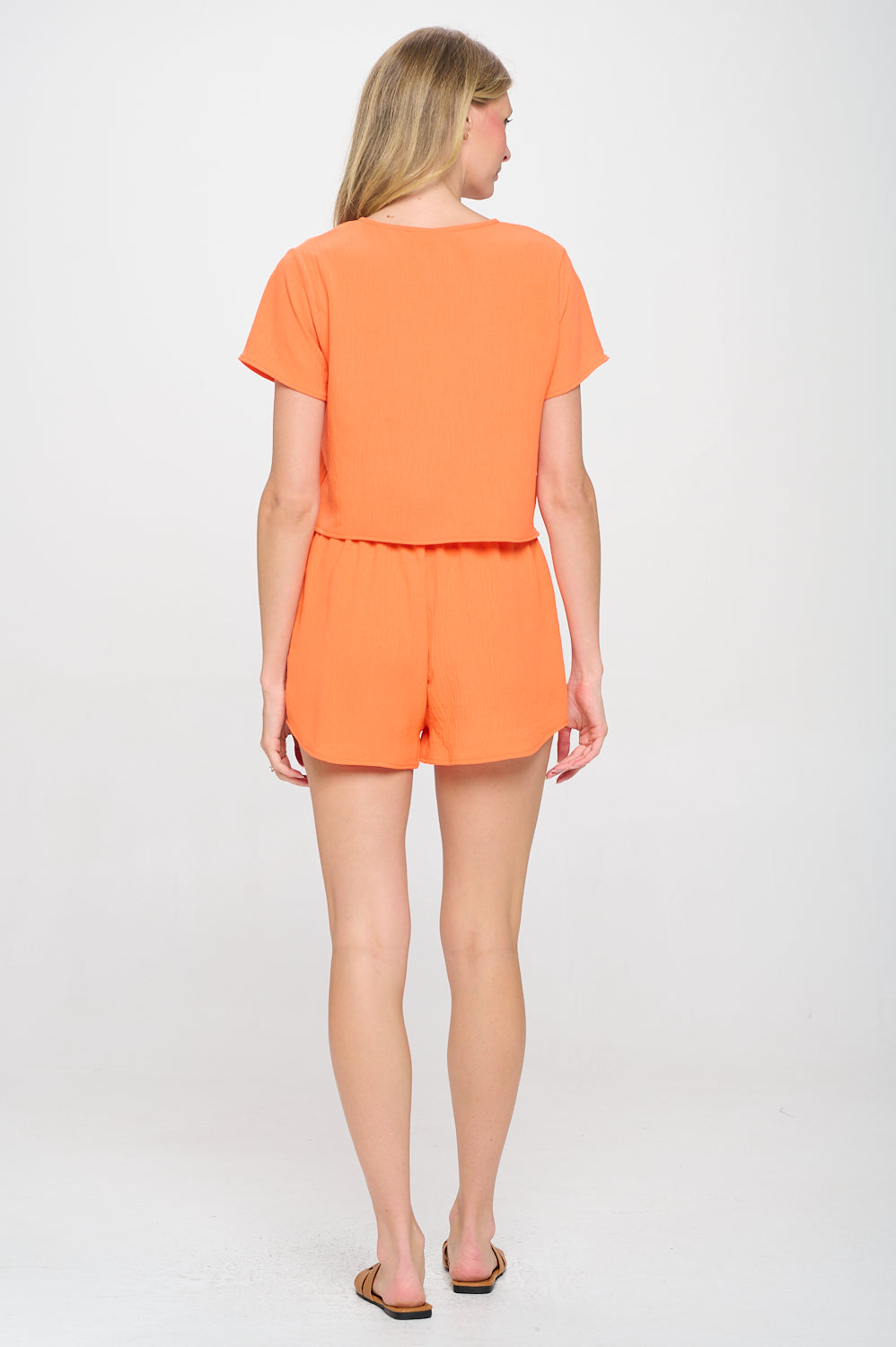 Orange White Sands Set