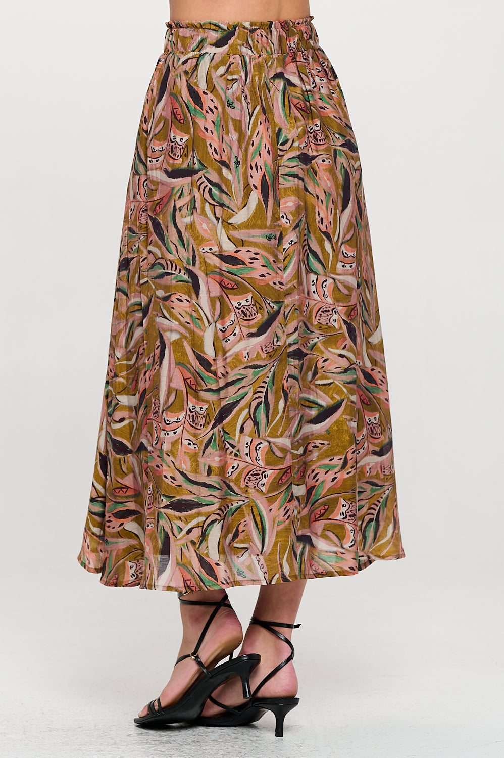 Autumn Leaves Olive Anna Skirt