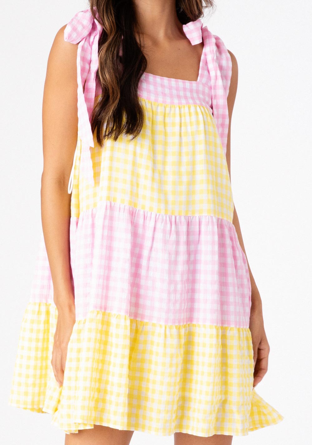 Yellow Pink Multi Bella Dress
