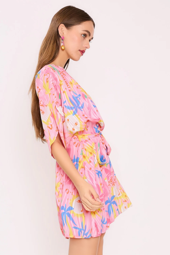 Soleil Pink Island Hopper Dress