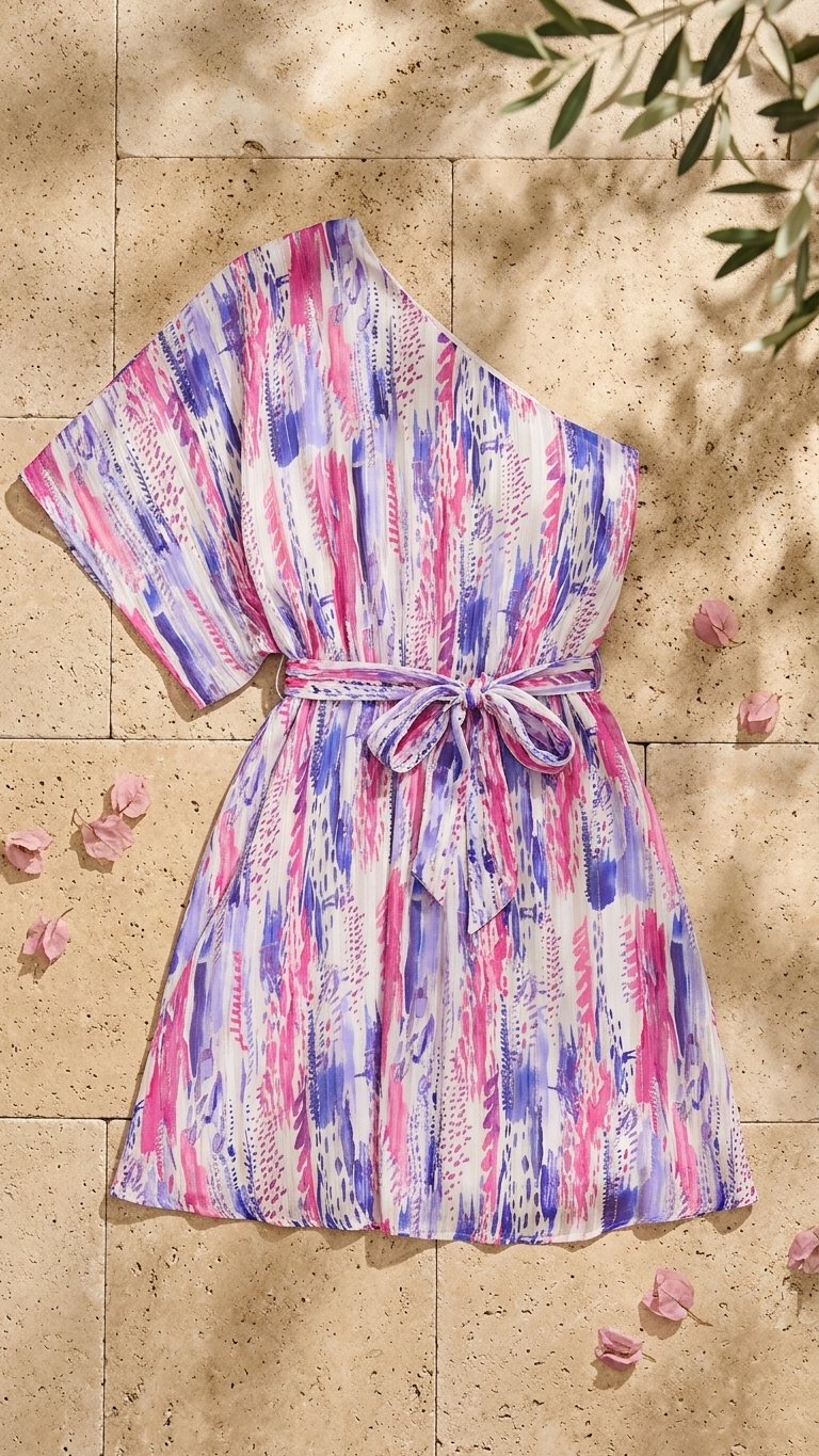 Small Valley Purple Island Hopper Dress, Small Valley Purple, women's matching set, resortwear style, feminine boutique style by Meet Me in Santorini