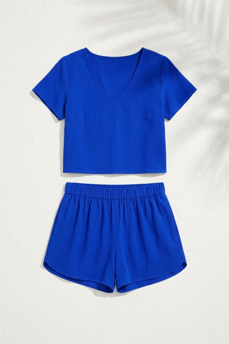 Royal White Sands Set, Royal White Sands, women's matching set, resortwear style, feminine boutique style by Meet Me in Santorini