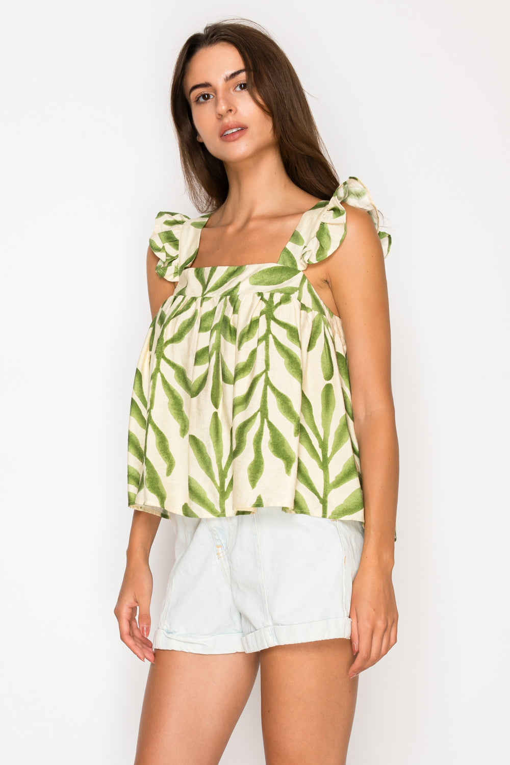 Olive Fern Top