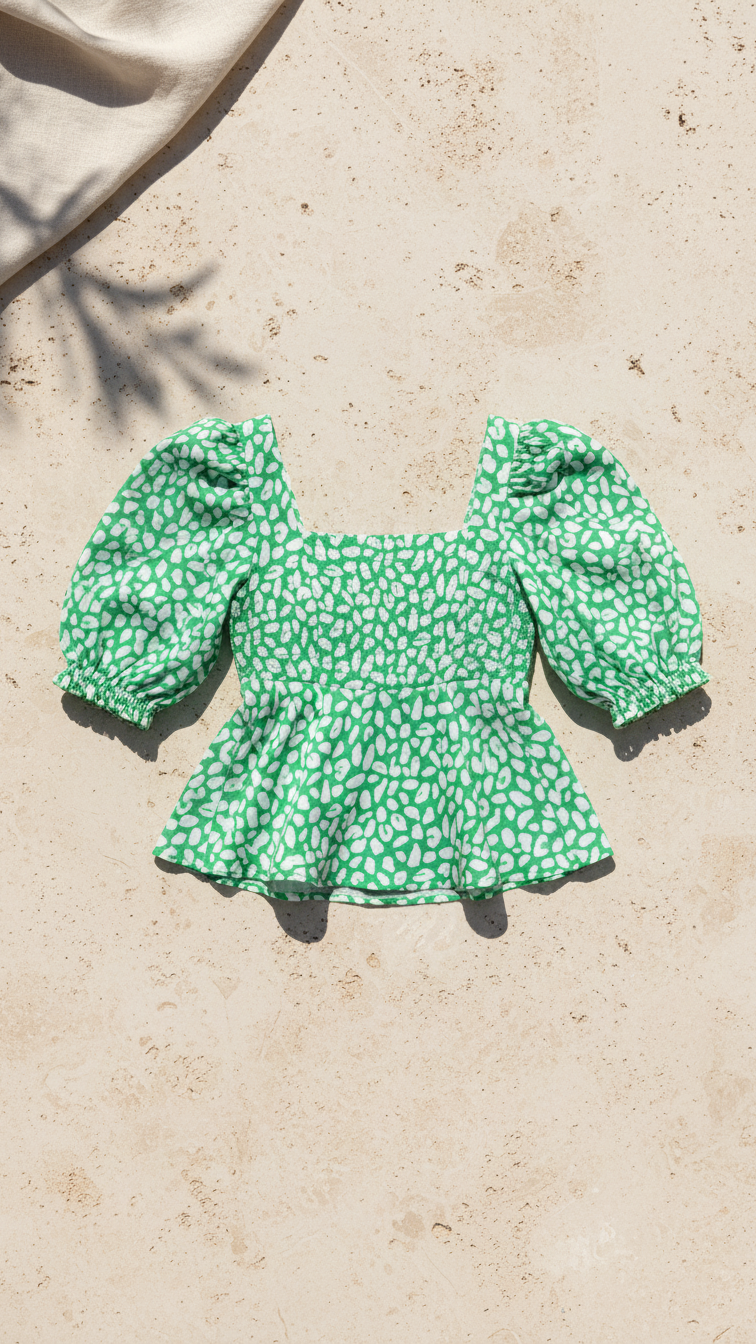 Los Amelia Top, Los, women's top, resortwear style, feminine boutique style by Meet Me in Santorini