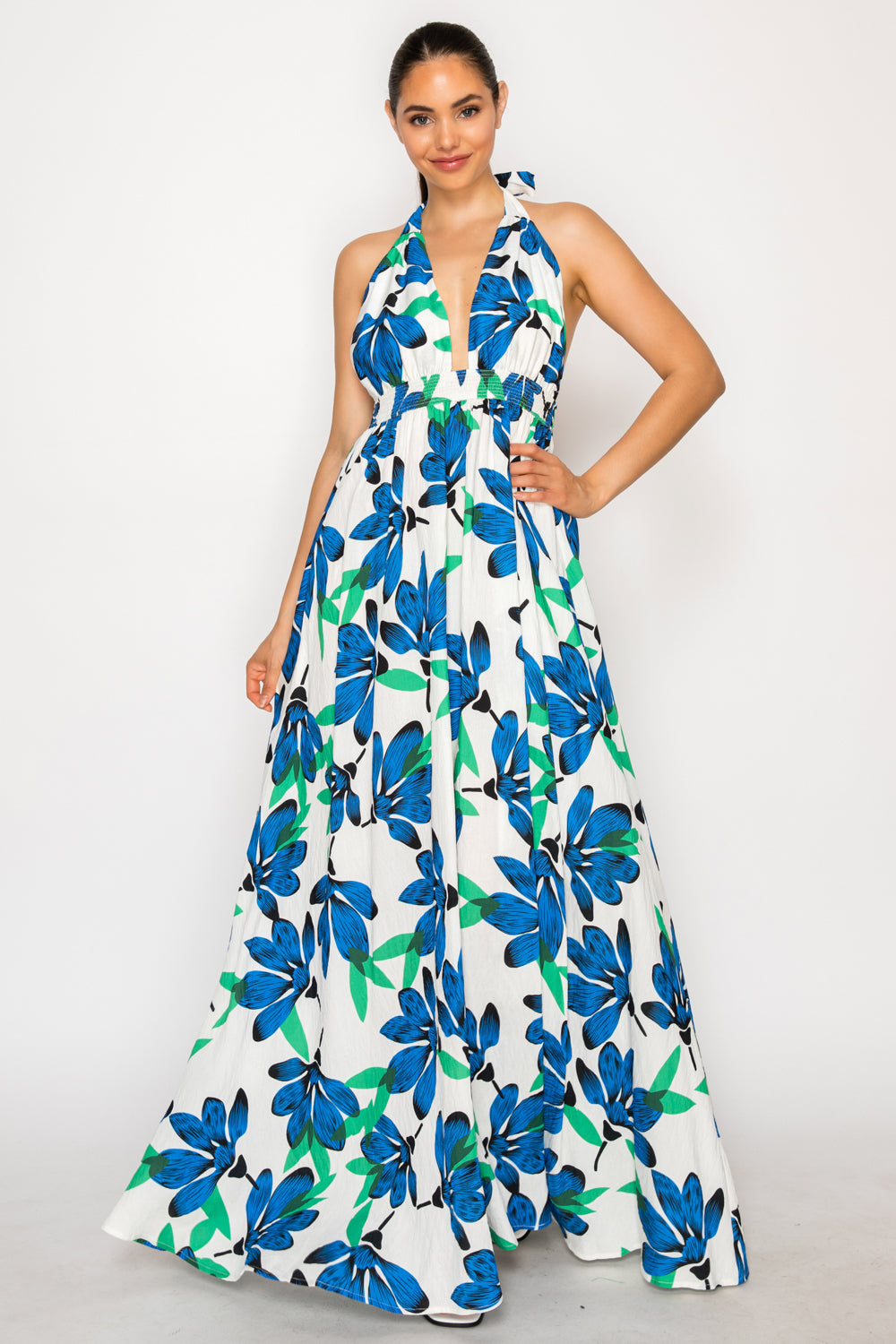 Ocean Lily Maxi Dress