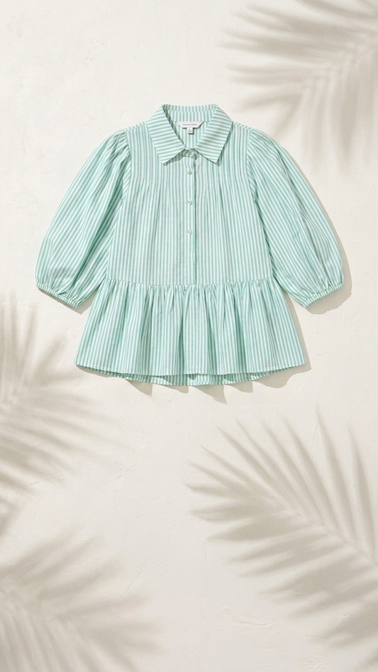 Mediterranean Stripe Top