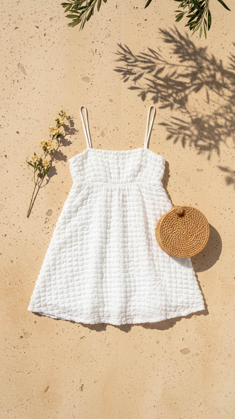 Cloud Puff Short Dress, Cloud Puff Short, women's dress, resortwear style, feminine boutique style by Meet Me in Santorini
