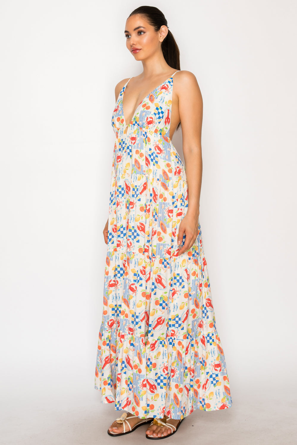 Mykonos Market Maxi Dress