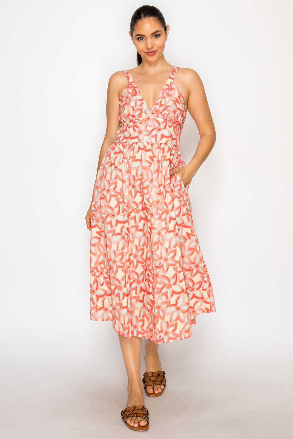 Petra Blush Midi Dress