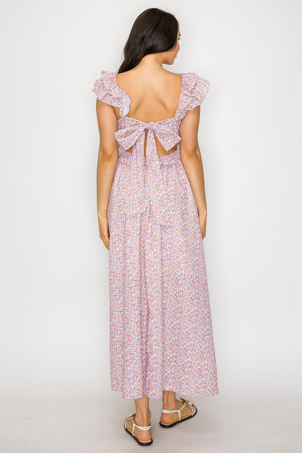 Spring Bloom Meadow Maxi Dress