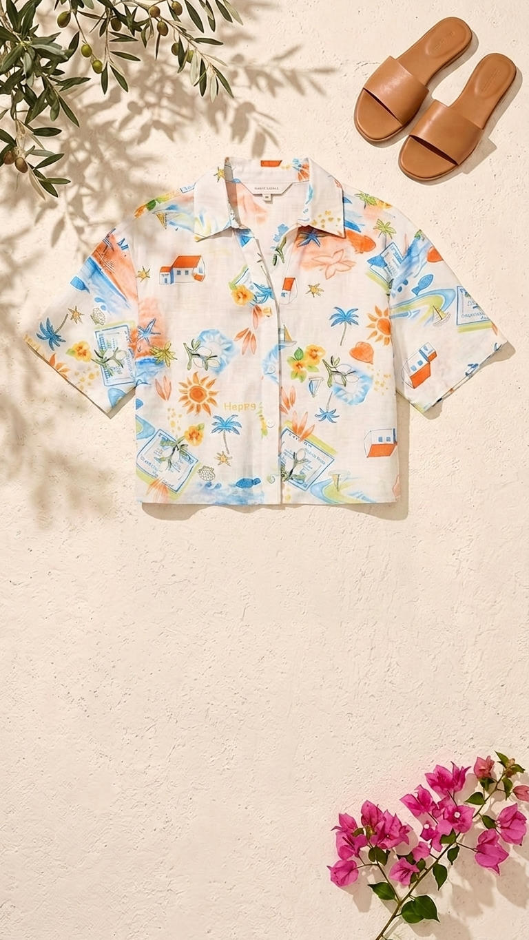Mediterranean Daydream Short Sleeve Shirt