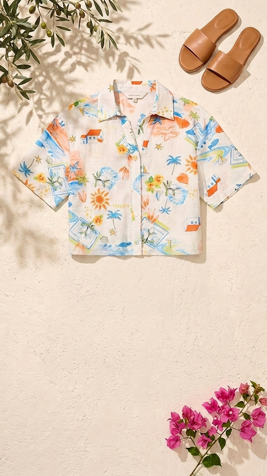 Mediterranean Daydream Short Sleeve Shirt