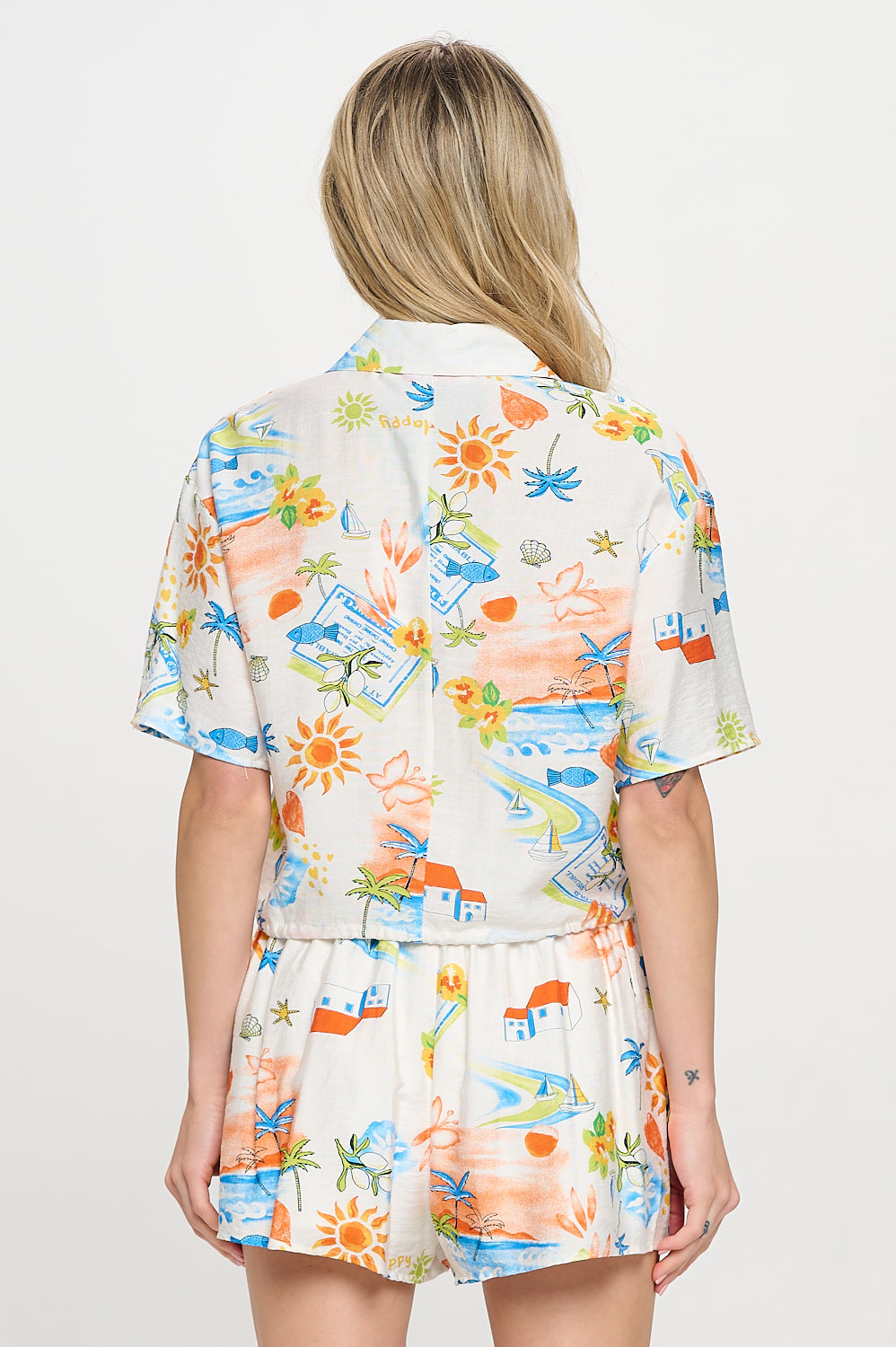 Mediterranean Daydream Short Sleeve Shirt