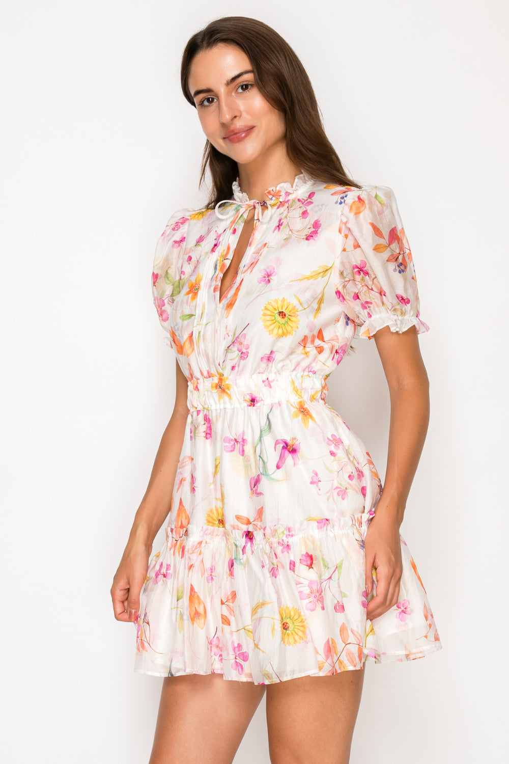 Flora of Eos Short Dress