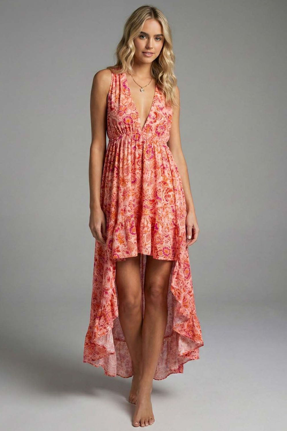 Jacobean Coral Lilith Dress, Jacobean Coral Lilith by Meet Me in Santorini